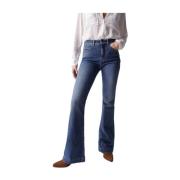 Salsa Faith Flare Push In Jeans Blue, Dam