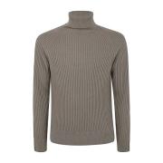 Zanone Ljusgrön Slim Fit Turtle Neck Gray, Herr