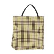 Burberry Vintage Pre-owned Canvas handvskor Yellow, Dam