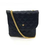 Chanel Vintage Pre-owned Canvas chanel-vskor Black, Dam