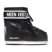 Moon Boot Svarta Ankelboots för Vinteräventyr Black, Herr