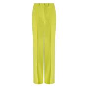 Elisabetta Franchi Cedar Wide Leg Byxor Yellow, Dam