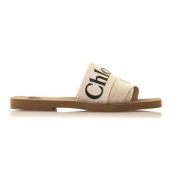 Chloé Sliders Beige, Dam