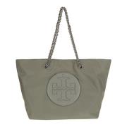 Tory Burch Elegant Nude Shopper Väska Green, Dam