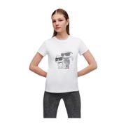 Karl Lagerfeld T-Shirts White, Dam