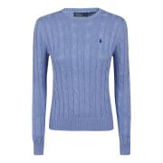 Ralph Lauren Damkläder Tröja Blå Ss24 Blue, Dam