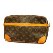 Louis Vuitton Vintage Pre-owned Tyg louis-vuitton-vskor Brown, Dam