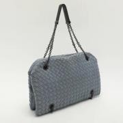 Bottega Veneta Vintage Pre-owned Tyg axelremsvskor Blue, Dam