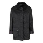 Barbour Vaxjacka för utomhusäventyr Black, Dam