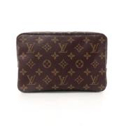 Louis Vuitton Vintage Pre-owned Canvas handvskor Brown, Dam