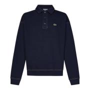 Lacoste Blå Sweatshirt Aw24 Stilren Casual Mode Blue, Herr