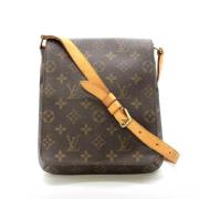 Louis Vuitton Vintage Pre-owned Canvas crossbodyvskor Brown, Dam