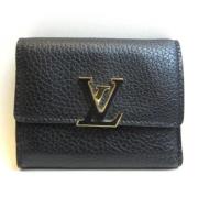 Louis Vuitton Vintage Pre-owned Laeder plnbcker Black, Dam