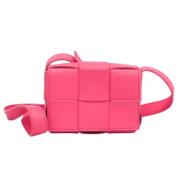 Bottega Veneta Vintage Pre-owned Laeder axelremsvskor Pink, Dam