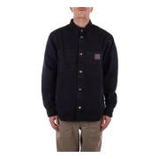 Carhartt Wip Svart Logga Sidoklipp Skjorta Black, Herr