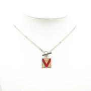 Louis Vuitton Vintage Pre-owned Metall halsband Gray, Dam