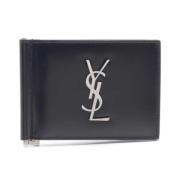 Yves Saint Laurent Vintage Pre-owned Laeder plnbcker Black, Dam