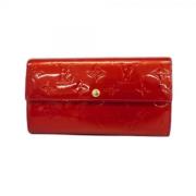 Louis Vuitton Vintage Pre-owned Tyg plnbcker Red, Dam