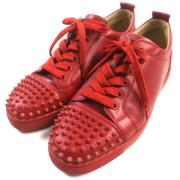 Christian Louboutin Pre-owned Pre-owned Laeder sneakers Red, Herr