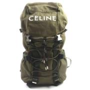 Celine Vintage Pre-owned Canvas ryggsckar Green, Dam