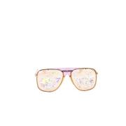 Gucci Vintage Pre-owned Metall solglasgon Pink, Dam