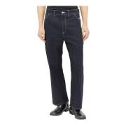 Junya Watanabe Kontrast Topstitch Snickarjeans Blue, Herr