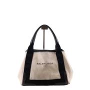 Balenciaga Vintage Pre-owned Bomull balenciaga-vskor Beige, Dam