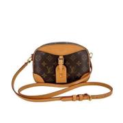 Louis Vuitton Vintage Pre-owned Tyg louis-vuitton-vskor Brown, Dam