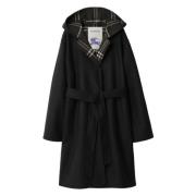 Burberry Svart WW GIU Stilfull Skjorta Black, Dam