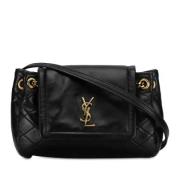 Yves Saint Laurent Vintage Pre-owned Laeder axelremsvskor Black, Dam