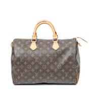 Louis Vuitton Vintage Pre-owned Canvas handvskor Brown, Dam