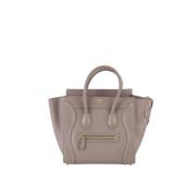 Celine Vintage Pre-owned Laeder handvskor Gray, Dam