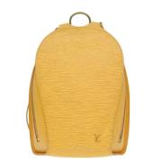 Louis Vuitton Vintage Pre-owned Laeder ryggsckar Yellow, Dam