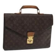 Louis Vuitton Vintage Pre-owned Canvas louis-vuitton-vskor Brown, Dam