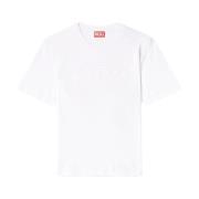 Diesel Vita T-shirts och Polos White, Herr