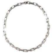 Louis Vuitton Vintage Pre-owned Metall halsband Gray, Dam