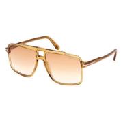 Tom Ford Stilren Solglasögon för Modeentusiaster Yellow, Unisex