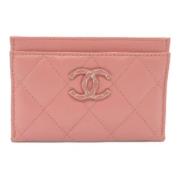 Chanel Vintage Pre-owned Laeder plnbcker Pink, Dam