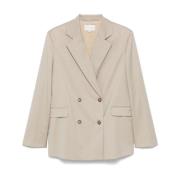 Loulou Studio Beige Blazer för stiliga outfits Beige, Dam