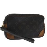 Louis Vuitton Vintage Pre-owned Canvas kuvertvskor Brown, Dam