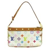 Louis Vuitton Vintage Pre-owned Canvas louis-vuitton-vskor White, Dam