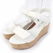 Jimmy Choo Pre-owned Pre-owned Laeder sandaler White, Dam