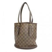 Louis Vuitton Vintage Pre-owned Tyg louis-vuitton-vskor Brown, Dam