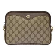 Gucci Vintage Pre-owned Canvas gucci-vskor Beige, Dam