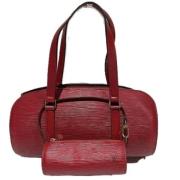 Louis Vuitton Vintage Pre-owned Laeder handvskor Red, Dam