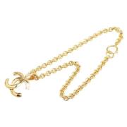 Chanel Vintage Pre-owned Metall halsband Yellow, Dam