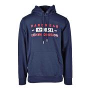 Diesel Bomullsblandning Sweatshirt Blue, Herr