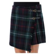 Ralph Lauren Damkläder Kjolar Tartan Aw24 Multicolor, Dam