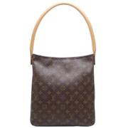 Louis Vuitton Vintage Pre-owned Canvas handvskor Brown, Dam