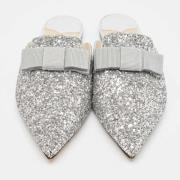 Jimmy Choo Pre-owned Pre-owned Tyg mules Gray, Dam